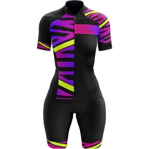 Womens cycling suit 2021 new short sleeve mountain bike road bike riding suit one piece breathable mountain bike riding suit