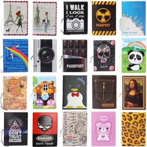 Hot-selling PVC passport Cover ,business Card -ID Holders for travel ,Free shipping with 22 kinds of Pattern for choose