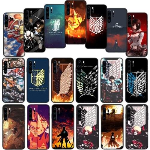 Levi Ackerman Attack on Titan Soft Cover Case for Huawei P40 P30 P20 P10 Lite Pro Nova 5t