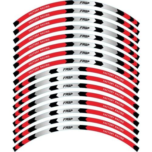 1 set Bike Motorcycle Wheel Rim Stickers Motocross tyre Decals For Yamaha Ktm Bmw Kawasaki Suzuki Honda Aprilia Triumph Benelli