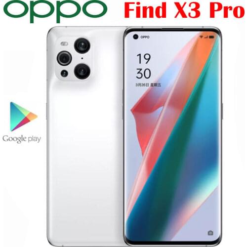 Original OPPO Find X3 Pro 5G Cell Phone 16G RAM 512G ROM Mars Edition 6.7'' AMOLED Snapdragon888 65W SuperVOOC NFC 50.0MP Camera
