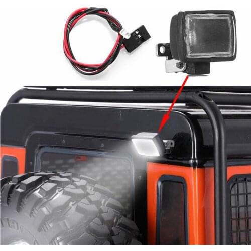 Suitable for 1/10 simulation climbing car Traxxas TRX4 Defender AXIAL 90046 d90 d11 BRONCO 0 rc4wd Wrangler tail spotlight JEEP