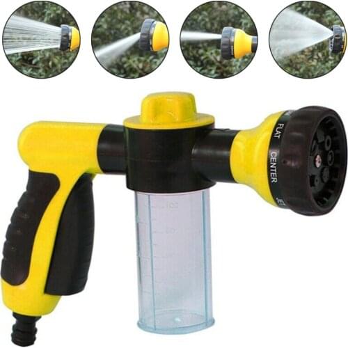 Portable Foam Sprayer Pressure Gun Foam Sprayer Garden Water Hose Foam Nozzle Soap Dispenser Tools For Car Washing Wash Tools