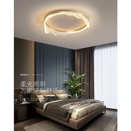 Bedroom lamp light luxury creative ceiling lamp simple modern atmosphere 2021 new warm and romantic Nordic lamps room lamp