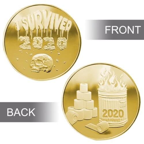I SURVIVED 2020 MEDAL AND COMMEMORATIVE SET COIN COLLECTORS MEMENTO GIFT