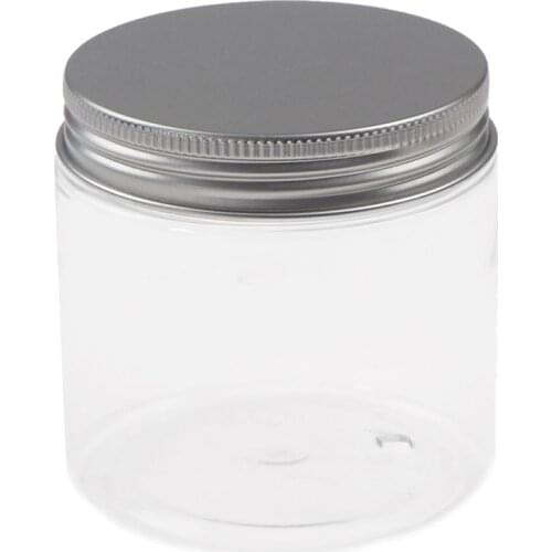 200ml Plastic Jar Cosmetic Cream Jar Plastic Pot Aluminum Lid Food Packing Cans