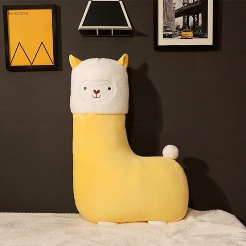 45/65/80cm Lovely Alpaca Plush Toy Soft Stuffed Cute Sheep Animal Dolls Sleep Pillow Home Bed Birthday Decor Girls Gift 2021 new