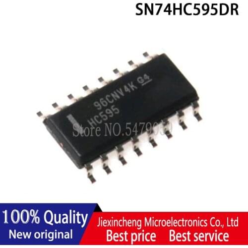 50PCS SN74HC595DR SN74HC595 HC595 SOP16 Transistor New original