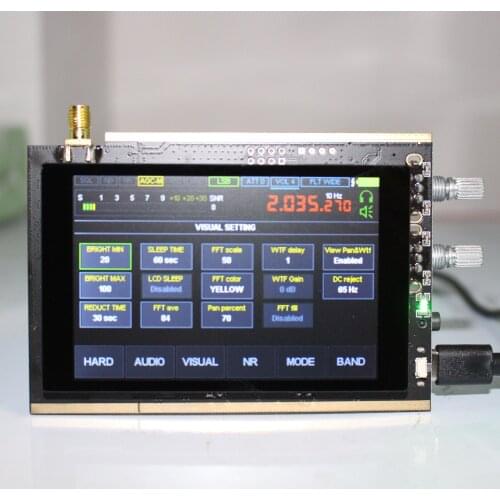 50K~200MHz 400~2GHz Malachite Receiver SDR Software Radio DSP All Mode Receiver AM SSB NFM WFM Analogs Modulation