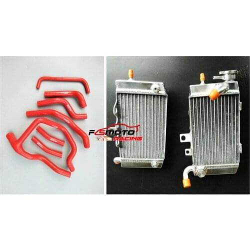 L&R Aluminum racing Radiator & Silicone Hose For Honda XRV750 XRV 750 Africa Twin