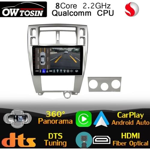 10.1" IPS Qualcomm CPU For Hyundai Tucson 1 JM 2004-2009 Car GPS Radio 360 Panoramic 4G LTE DTS Stereo HIFI HDMI Auto CarPlay
