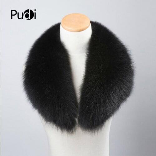 CLF004-1 Genuine Winter Women Fox Fur Scarf Scarves Wrap Neck Warmer Shawl Collar 90cm