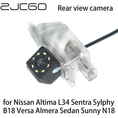 ZJCGO Car Rear View Reverse Backup Parking Reversing Camera for Nissan Altima L34 Sentra Sylphy B18 Versa Almera Sedan Sunny N18