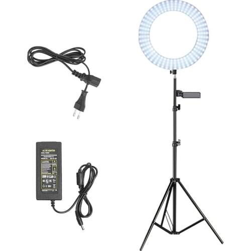 MagiDeal 14inch Dimmable LED Ring Light Camera Fill Light w/Tripod