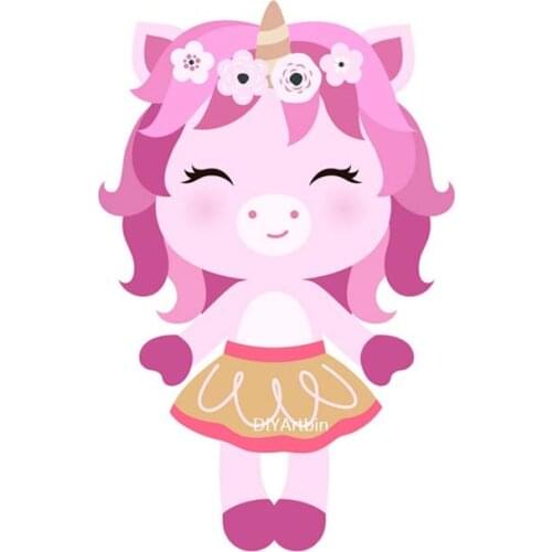 Unicorn Girl Metal Cutting Dies For Birthday Greeting Scrapbooking Die Cutsembossing Folder Scrapbooking