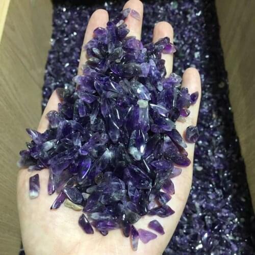 Natural quartz amethyst crystal mini rock mineral specimen healing