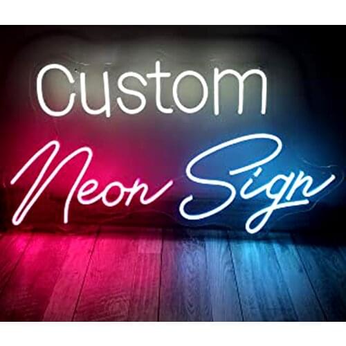 Neon LED Light Custom Neon Signs Party Happy Birthday Personalized Bedroom Decor Wall Decoration