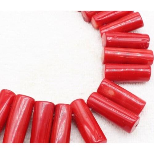 Wholesale Good Guality! 8-10x25-36mm Red Coral Freeform Loose Beads 20pcs,BeadsFor DIY Jewelry Making ! wholesale for all items