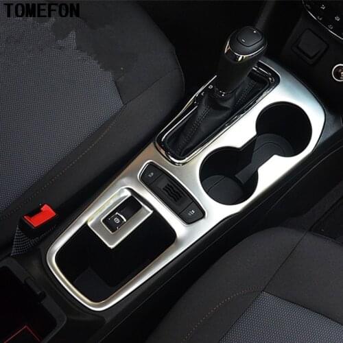 Stainless Steel For Chevrolet Cruze 2016 2017 Holden Astra Gear Shift Panel Base Pedestal Water Cup Holder Cap Trim
