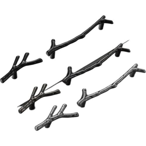 Cabinet Handles Drawer Knobs Door Knob Fashion Tree Branch Twig Cupboard Wardrobe Closet Door Pull Furniture Handle Kitchen