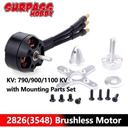 SURPASS HOBBY C3548 Brushless Motor 2826(3548) 1000KV 1350KV 1900KV 14Pole for Airpalne Aircraft Multicopter RC Plane Helicopter