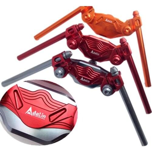 Universal Motorcycle Handlebar Cnc Aluminum Alloy 22mm Bar For Yamaha Kawasaki Suzuki honda Scooter Modify Refit