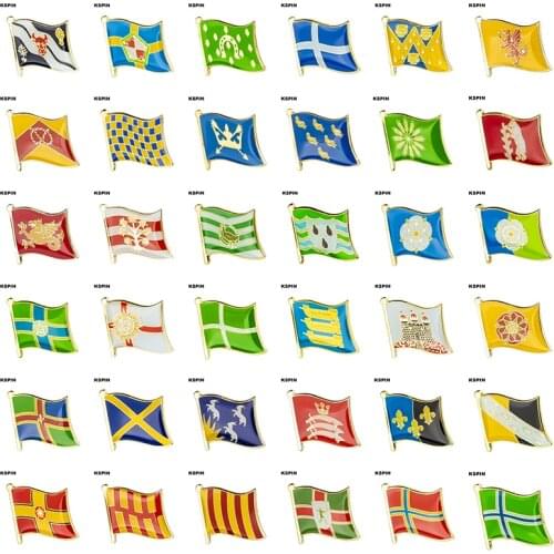 Flag Laple Pin Badge Brooch OXFORDSHIRE OXFORDSHIRE RUTLAND SHETLAND Shropshire SOMERSET STAFFORDSHIRE SURREY SUFFOLK SUSSEX
