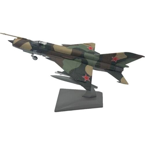 1/100 MIG-21 Aircraft Alloy Model Collectables Office Decoration