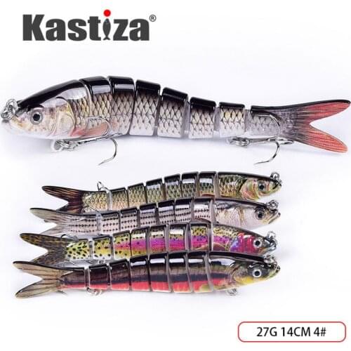 1/3pc Fishing Lures Hard bait Bass Pike Lure Fishing Bait Jointed Swimbait 14cm 27g 8 Segments Crankbait Wobblers Fishing tackle