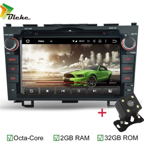 8 Zoll 2 Din Octa-core Android 6.0 Tablet PC Auto DVD GPS For Honda CR-V CRV 2006-2011 Mit 4G WiFi Stereo Radio Free karte