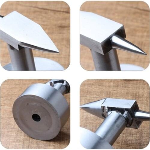 Double Steel Horn Anvil with Wide Base Metalsmith Blacksmith Jewelry Processing