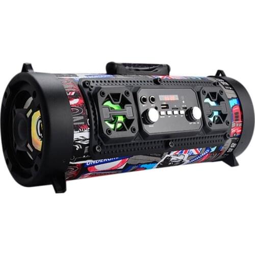 Hifi 15W Big Power Wireless Bluetooth Speaker shock bass tv soundbar Portable subwoofer sound box Hip hop boombox for PC phone