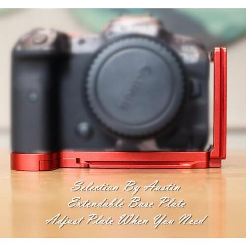 Quick Release L Plate Bracket For Canon EOS R5 Aluminum Hand Grip