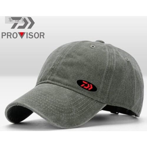 2020 Daiwa Men and Women Outdoor Fishing Sun Hat Summer Denim Fashion Color Baseball Cap Adjustable Outdoor Hiking Hat