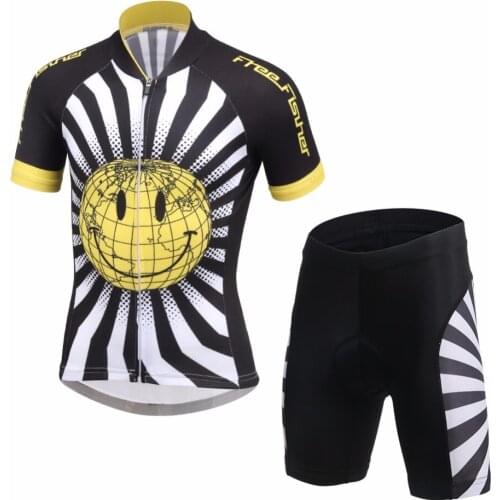 Kids Cycling Jerseys set Bike Children Ropa Ciclismo Short Sleeve Summer Wear Bicycle Clothes Suits M-3XL
