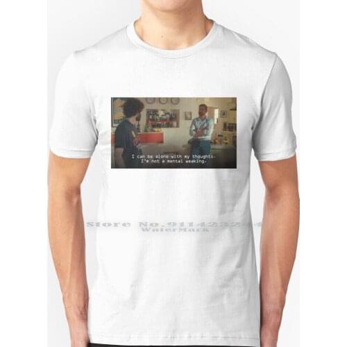Dave-Mike : I Can Be Alone With My Thoughts. I'm Not A Mental Weakling , T Shirt 100% Pure Cotton Dave Fxx Fx Lil Dicky Lil
