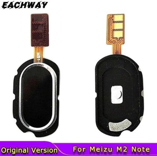 Meizu M2 Note Home Button FingerPrint Touch ID Sensor Flex Cable Ribbon Replacement Parts MEIZU M2 Mini Button Key Black/White