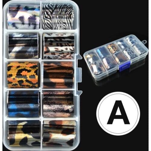 Foils Sticker Laser Effect Magic for Gel Nail Polish Gel Varnish Soak Off UV LED Transfer Foils Used Nail Decoration