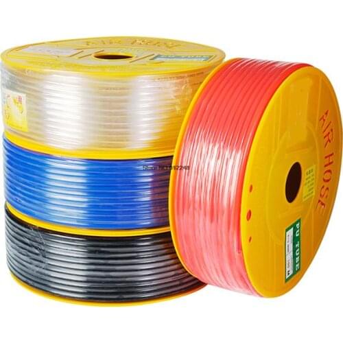 Air Hose Pneumatic Tube Pipe PU Hoses Out dia 6 Inner dia 4mm For Compressor Polyurethane Tubing