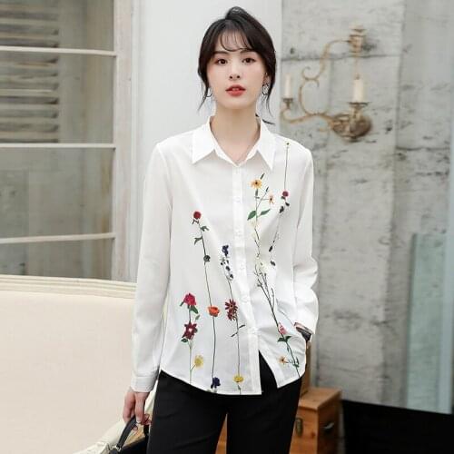 Женские белые рубашки Qingerant China At AliExpress