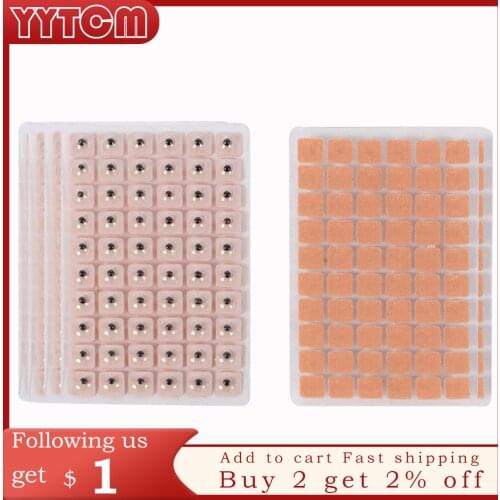 Vaccaria Seeds Press Seeds Magnets Plated Seeds Sticker Paste Bean Ear massage seed for Acupoint Therapy Auricular Acupuncture