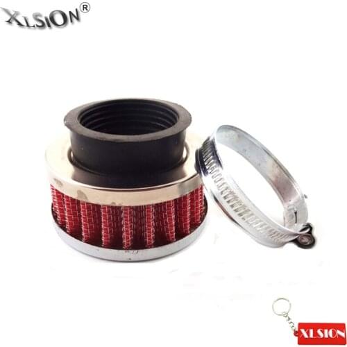 XLSION Performance 42mm Red Air Filter For GY6 150cc Moped Scooters ATV Quad Buggy Go kart Motorcycles