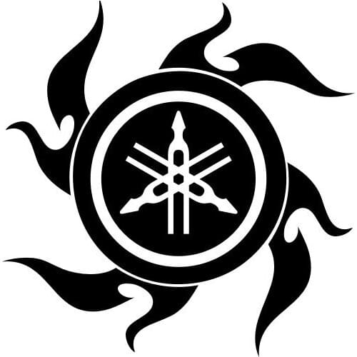 Fire Sign Vinyl Decals Bumper stickers Waterproof Rear windshield Decor Creative Car Window Decoration Pattern L463