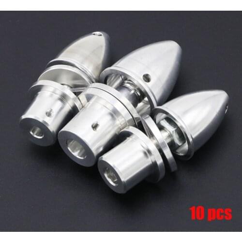 10pcs/lot 2MM 3MM 3.17MM 4MM 5MM 6MM 8MM 10MM RC Aluminum Bullet Propeller Adapter Holder for Rc Brushless Motor Prop Dropship