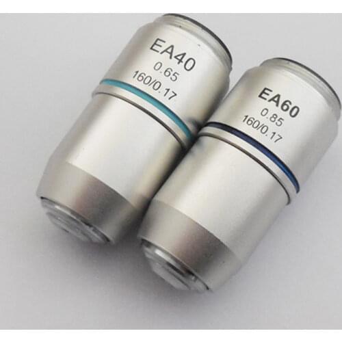 Standard Biological Microscope Achromatic Objective Lens Education Hospital Bio-microscopy Accessories 4x 10x 40x 60x 100x 1PC