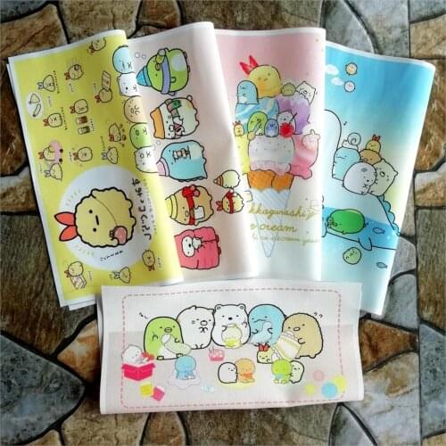 5pcs/lot Corner Creature Fabric Canvas Patch For Sewing Diy Doll Patchwork Making Wallet Decoration On Wall Cotton 24x24cm D20