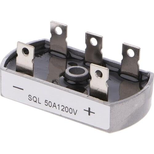 50A 1200V Aluminum Metal Case 3 Phase Diode Bridge Rectifier 50Amp SQL50A Module O30 20 Dropshipping