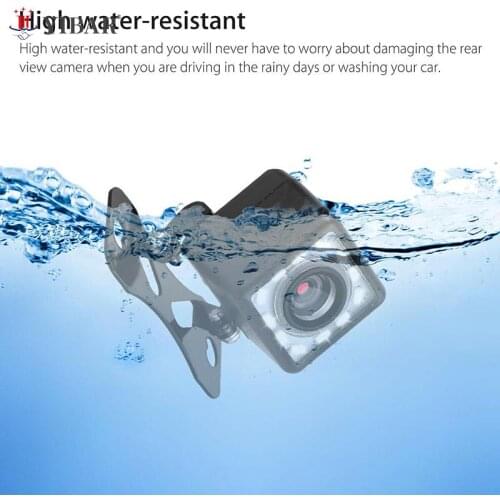 Auto Achteruitrijcamera Backup Camera Parking Reverse Back Up Camera Waterdicht Cmos 12LED