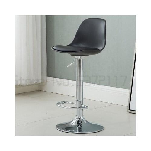 Bar chair front desk cashier high stool computer lifting swivel chair household plastic back bar chair