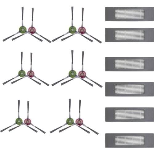 HEPA Filter Side Brush for Ecovacs Deebot OZMO 920 950 Yeedi 2 T8 T8 AIVI, T9AIVI / AIVI+ Cleaner Parts